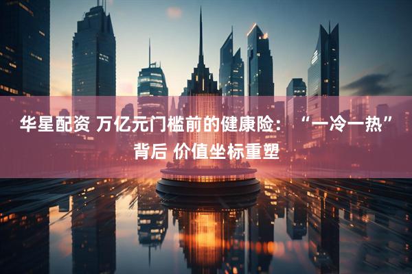 华星配资 万亿元门槛前的健康险： “一冷一热”背后 价值坐标重塑